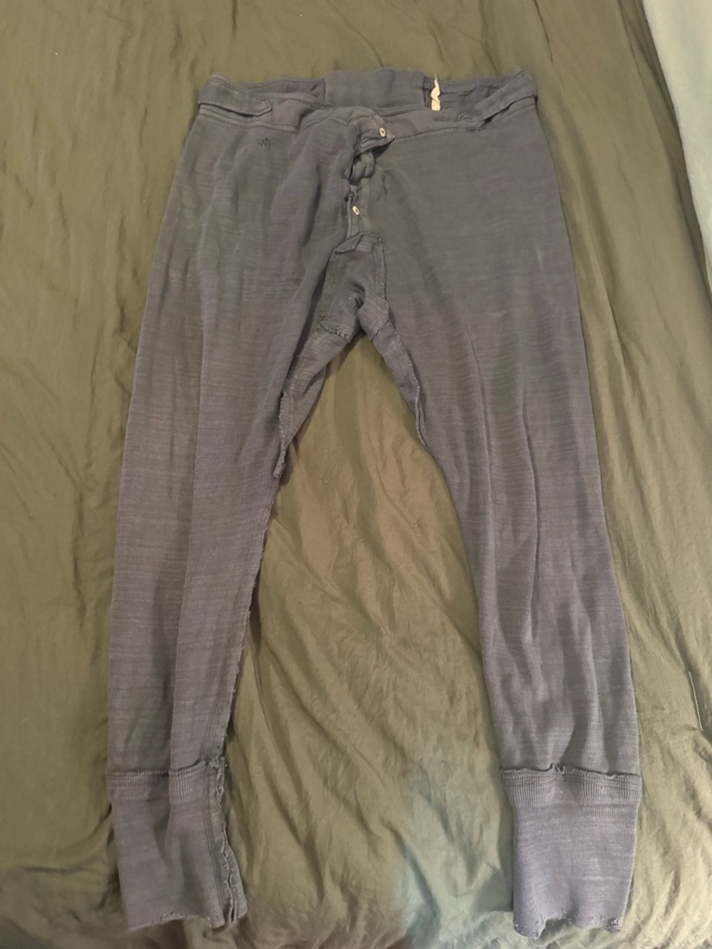 Magnolia Pearl women’s Soft Heathered Blue-Gray UnderJohns